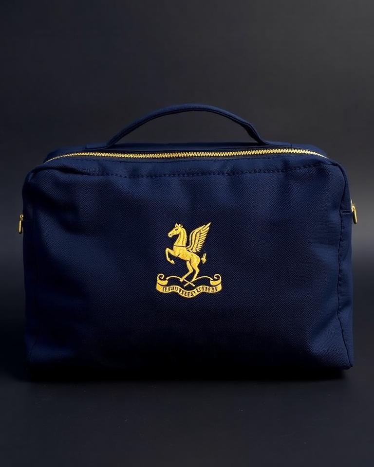 Navy Grooming Kit Bag