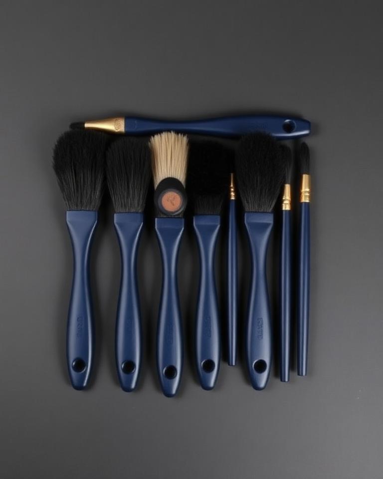 Navy Brush Set