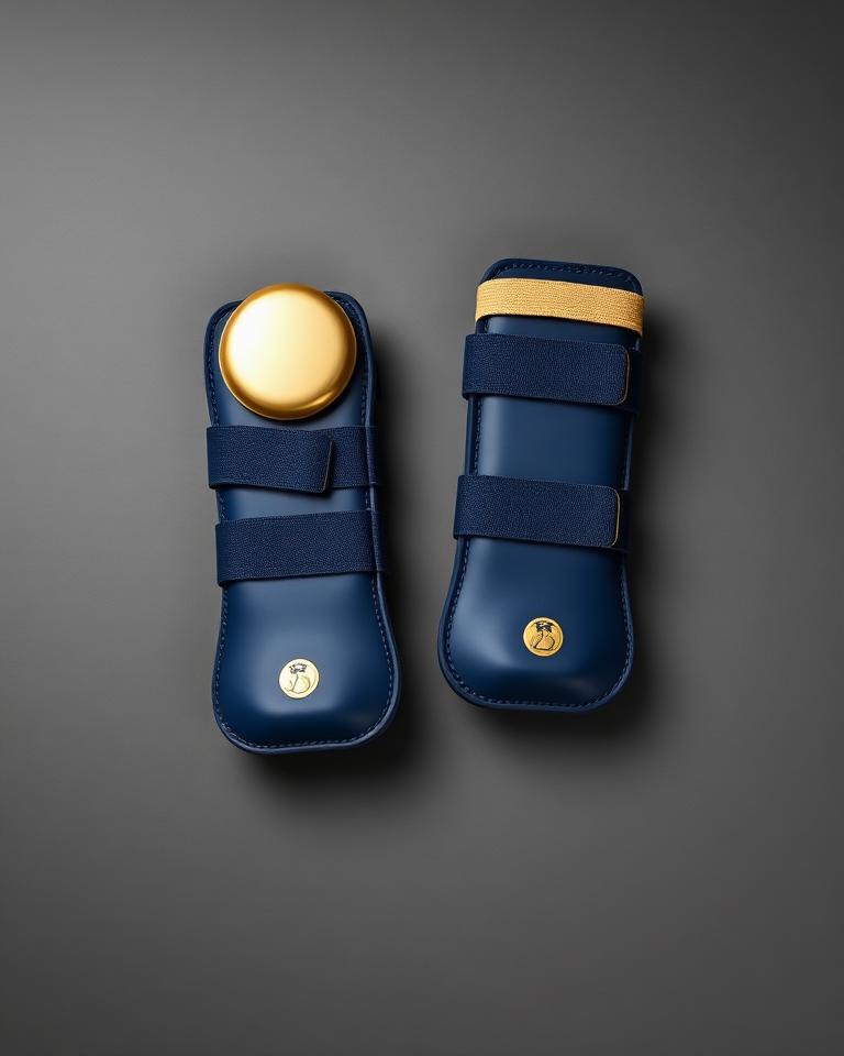 Navy Tendon Boots